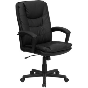 Flash Furniture Bonded Leather Office Chair Black Bt-2921-bk-gg - All