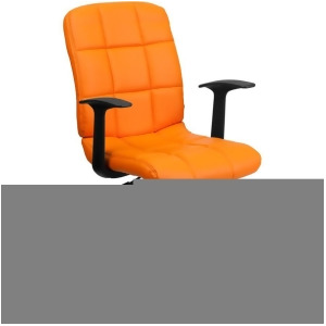 Flash Furniture Orange Vinyl Office Chair Orange Go-1691-1-org-a-gg - All