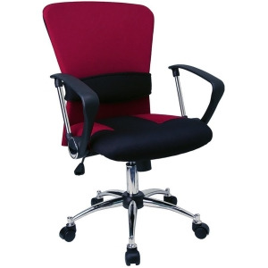 Flash Furniture Black Red Mesh Chair Black Red Lf-w23-red-gg - All
