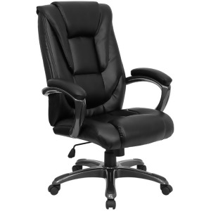 Flash Furniture Bonded Leather Office Chair Black Go-7194b-bk-gg - All
