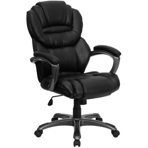 Flash Furniture Bonded Leather Office Chair Black Go-901-bk-gg - All