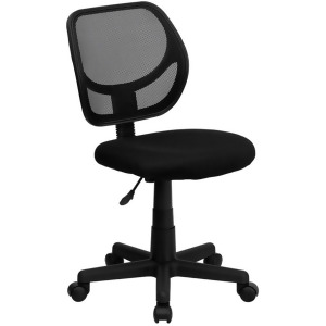Flash Furniture Black Mesh Chair Black Wa-3074-bk-gg - All