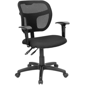 Flash Furniture Black Mesh Chair Black Wl-a7671syg-bk-a-gg - All