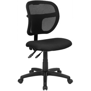 Flash Furniture Black Mesh Chair Black Wl-a7671syg-bk-gg - All