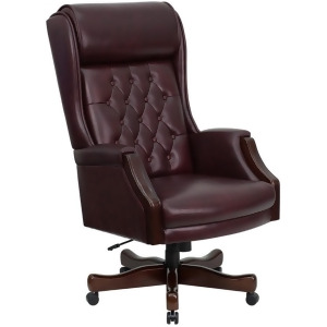 Flash Furniture Bonded Leather Office Chair Burgundy Kc-c696tg-gg - All