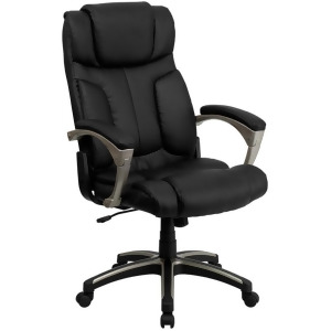 Flash Furniture Bonded Leather Office Chair Black Bt-9875h-gg - All