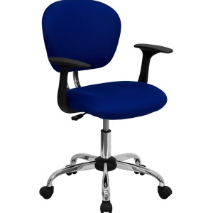 Flash Furniture Blue Mesh Chair Blue H-2376-f-blue-arms-gg - All
