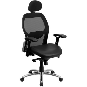 Flash Furniture Black Mesh Chair Black Lf-w42-l-hr-gg - All