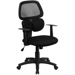 Flash Furniture Black Mesh Chair Black Bt-2755-bk-gg - All