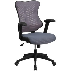 Flash Furniture Gray Mesh Chair Gray Bl-zp-806-gy-gg - All