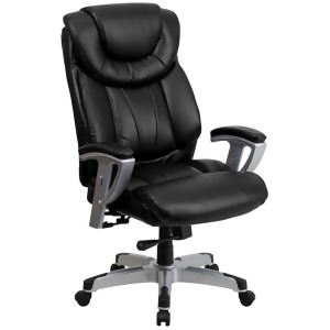 Flash Furniture Big And Tall Office Chair Black Go-1534-bk-lea-gg - All