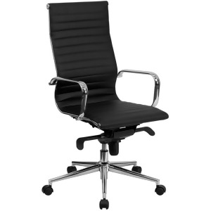 Flash Furniture Bonded Leather Office Chair Black Bt-9826h-bk-gg - All