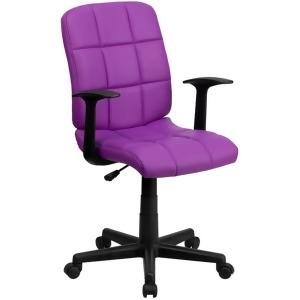 Flash Furniture Purple Office Chair Purple Go-1691-1-pur-a-gg - All