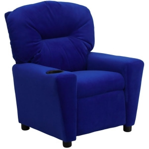 Flash Furniture Blue Kids Recliner Blue Bt-7950-kid-mic-blue-gg - All