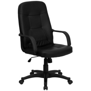 Flash Furniture Black Vinyl Office Chair Black H8021-gg - All