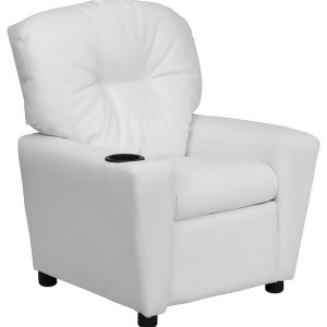Flash Furniture White Kids Recliner White Bt-7950-kid-white-gg - All