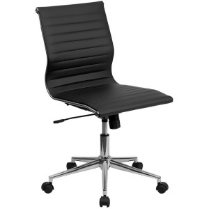 Flash Furniture Bonded Leather Office Chair Black Bt-9836m-2-bk-gg - All