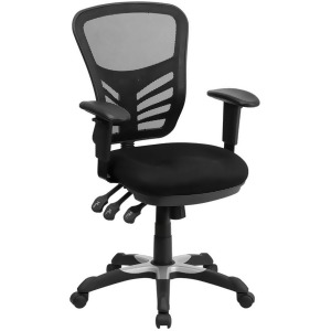 Flash Furniture Black Mesh Chair Black Hl-0001-gg - All