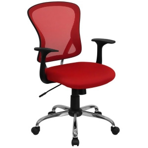 Flash Furniture Red Mesh Chair Red H-8369f-red-gg - All