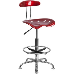 Flash Furniture Red Drafting Stool Red Lf-215-winered-gg - All