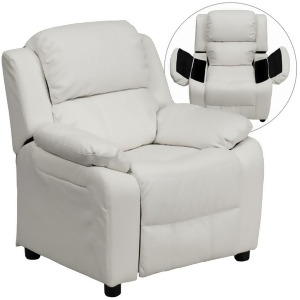 Flash Furniture White Kids Recliner White Bt-7985-kid-white-gg - All