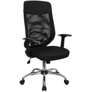 Flash Furniture Black Mesh Chair Black Lf-w952-gg - All