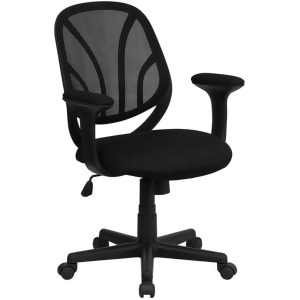 Flash Furniture Black Mesh Chair Black Go-wy-05-a-gg - All
