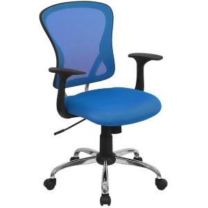 Flash Furniture Blue Mesh Chair Blue H-8369f-bl-gg - All