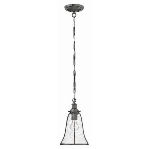 Hinkley Lighting Marlowe 1 Light Mini-Pendant Antique Nickel 3497An - All