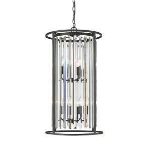 Z-lite Monarch 8 Light Chandelier Bronze Clear 439-8Brz - All