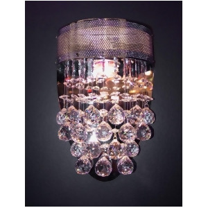 Classic Lighting Andromeda 1 Lt Sconce Chrome Crystalique-Plus 16024Chcp - All