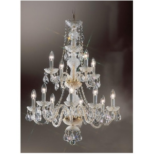 Classic Lighting Monticello 12 Light Chandelier Gold Plated Italian 8209Gpi - All