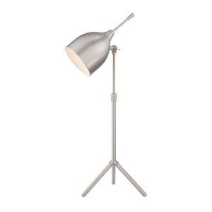 Lite Source Ulric 1 Light Metal Desk Lamp Polished Steel Ls-22808ps - All