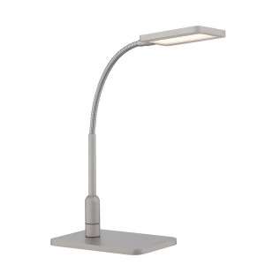 Lite Source Gordy 1 Light Led Desk Lamp Silver Ls-22805 - All