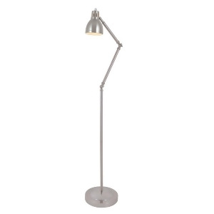 Lite Source Haley 1 Light Metal Floor Lamp Polished Steel Ls-82595ps - All