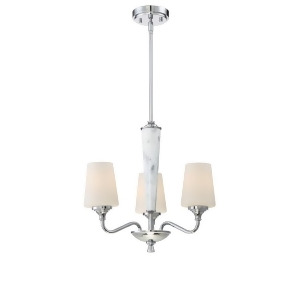 Designers Fountain Lusso 3 Light Chandelier Chrome 88783-Ch - All