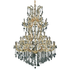 Elegant 2800 M Theresa 61-Lt 54 Spectra Chandelier Gold/Clear 2800G54g-sa - All