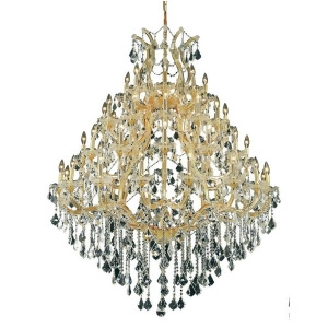 Elegant 2800 M Theresa 49-Lt 46' Crystal Chandelier Gold/Clear 2800G46g-ss - All