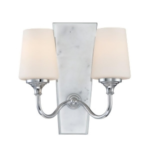Designers Fountain Lusso 2 Light Wall Sconce Chrome 88702-Ch - All