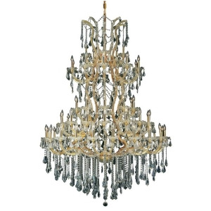 Elegant 2801 M Theresa 61-Lt 54' Crystal Chandelier Gold/Clear 2801G54g-ss - All