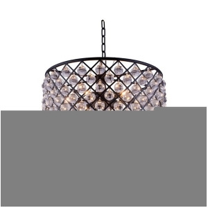 Urban Classic 1204 Madison 8-Lt 27.5 Royal Pendant Brown/Clear 1204D27mb-rc - All