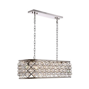 Urban Classic 1216 Madison 6-Lt 13 Royal Pendant Nickel/Clear 1216G40pn-rc - All