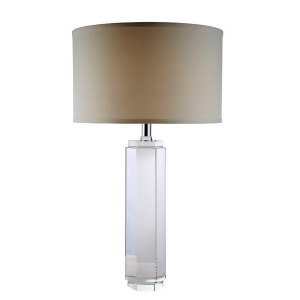 Urban Classic Regina 1 Light 17 Table Lamp Chrome/Clear Tl1004 - All