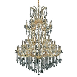 Elegant 2800 M Theresa 61-Lt 54' Crystal Chandelier Gold/Clear 2800G54g-ss - All