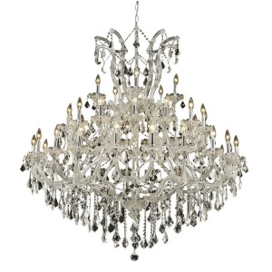 Elegant 2800 M Theresa 41-Lt 52 Spectra Chandelier Chrome/Clear 2800G52c-sa - All