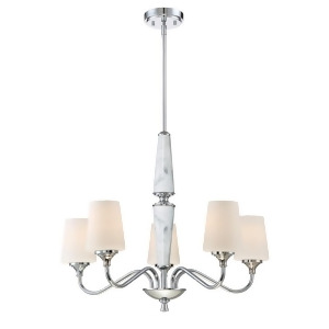 Designers Fountain Lusso 5 Light Chandelier Chrome 88785-Ch - All