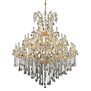 Elegant 2801 M Theresa 49-Lt 60' Crystal Chandelier Gold/Clear 2801G60g-ss - All