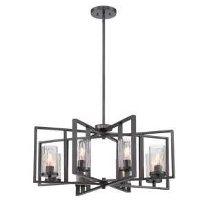 Designers Fountain Elements 8 Light Chandelier Charcoal 86588-Cha - All