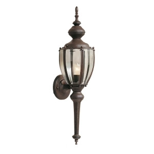 Designers Fountain Beveled Glass Lantern 7 Wall Lantern Rust Patina 1273-Rp - All