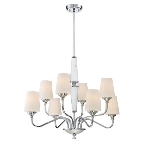 Designers Fountain Lusso 8 Light Chandelier Chrome 88788-Ch - All